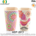 2016 ventas calientes Pretty Design Bamboo Fiber Cup (HDP-2011)